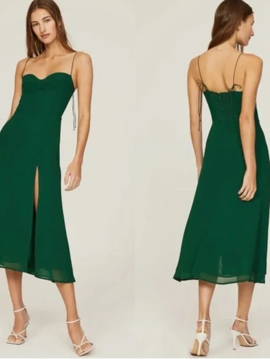 Reformation Dresses & Skirts - Reformation Juliette Dress
Emerald Green